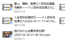 方赏《精准人生目标设定课》-恋爱虎