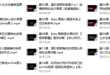 柯李思团队-高阶框架1.0+2.0-恋爱虎