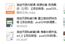 2017年浪迹《天团私教》-恋爱虎