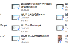 聚魅情感女神倒追的秘密第一期内部课程-恋爱虎