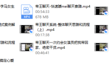 2018年闪恋会《帝王私教聊天系统》-恋爱虎