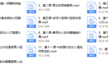 猫教授课程 两性的智慧-轻松get两性的奥义 猫姐夫防骗指南二合一-恋爱虎