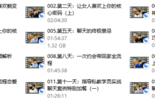天马情感《一次顶十年》情感特训营-恋爱虎